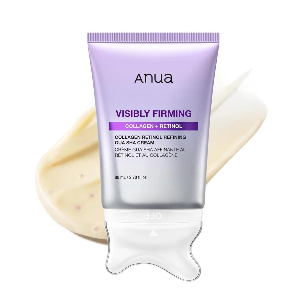 Anua Visibly Firming Collagen Retinol Refining Gua Sha Cream 80ml - Al Himyan Perfumes | عطور هميان | Oud & Luxury Fragrances - ANUA الصورة الرئيسية