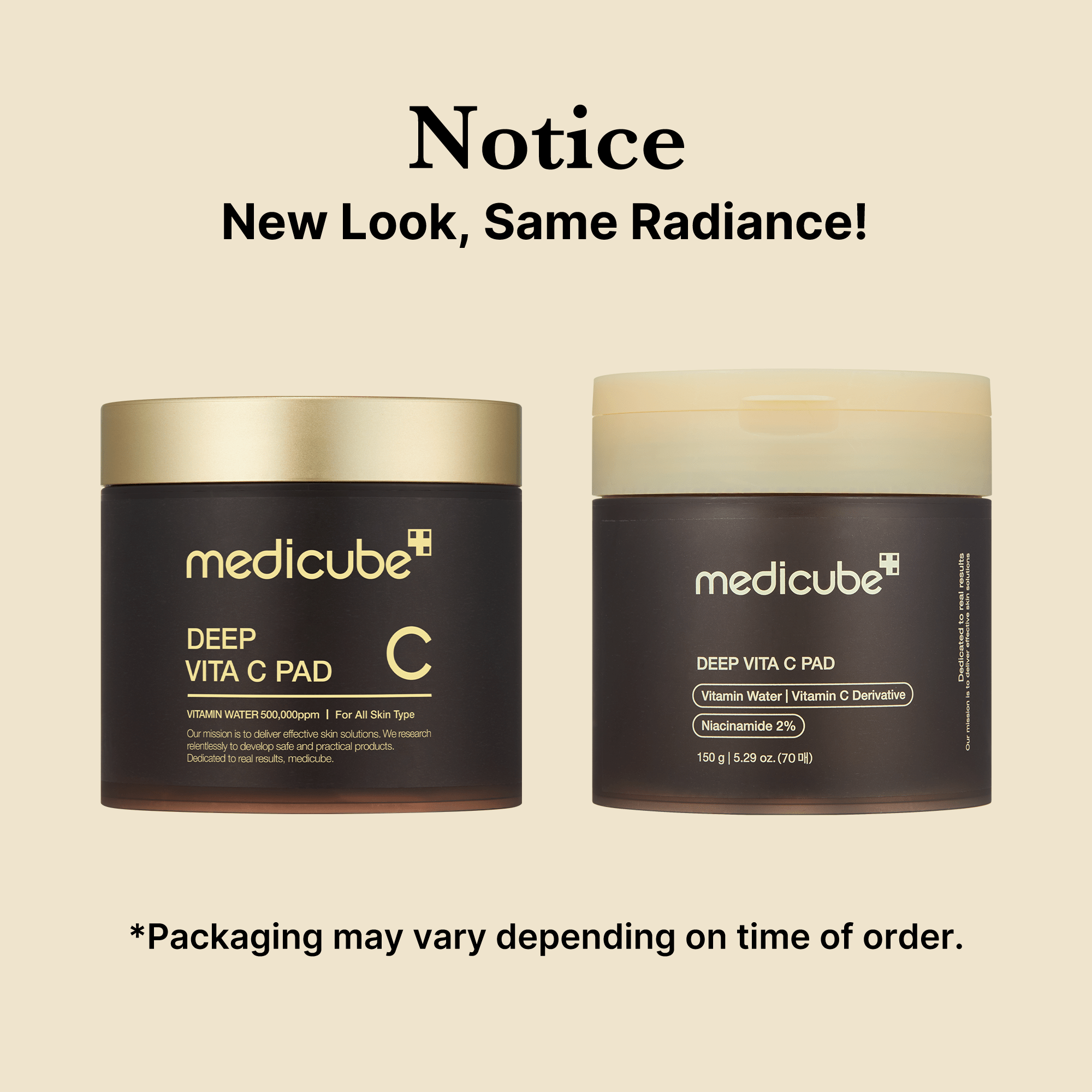 Medicube Deep Vita C Pad 150g (70 Pads) Secondary image