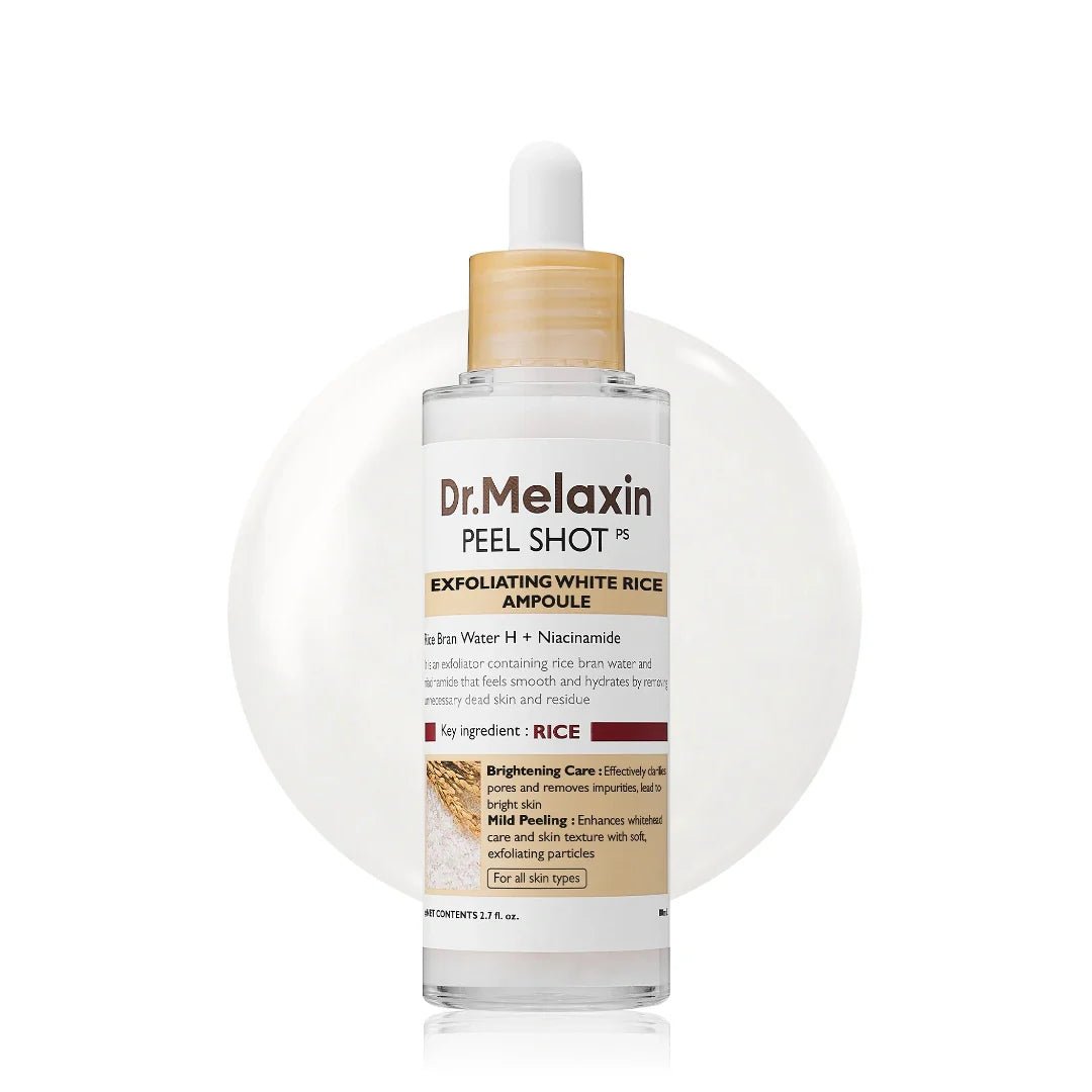 Dr. Melaxin Peel Shot Exfoliating White Rice Ampoule 80ml - Al Himyan Perfumes | عطور هميان | Oud & Luxury Fragrances - Dr. Melaxin