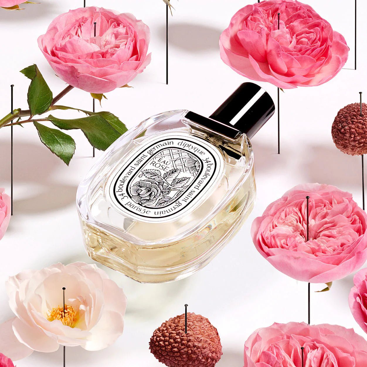 DIPTYQUE EAU ROSE FOR WOMEN EDT 100ML - Al Himyan Perfumes | عطور هميان | Oud & Luxury Fragrances - DIPTYQUE