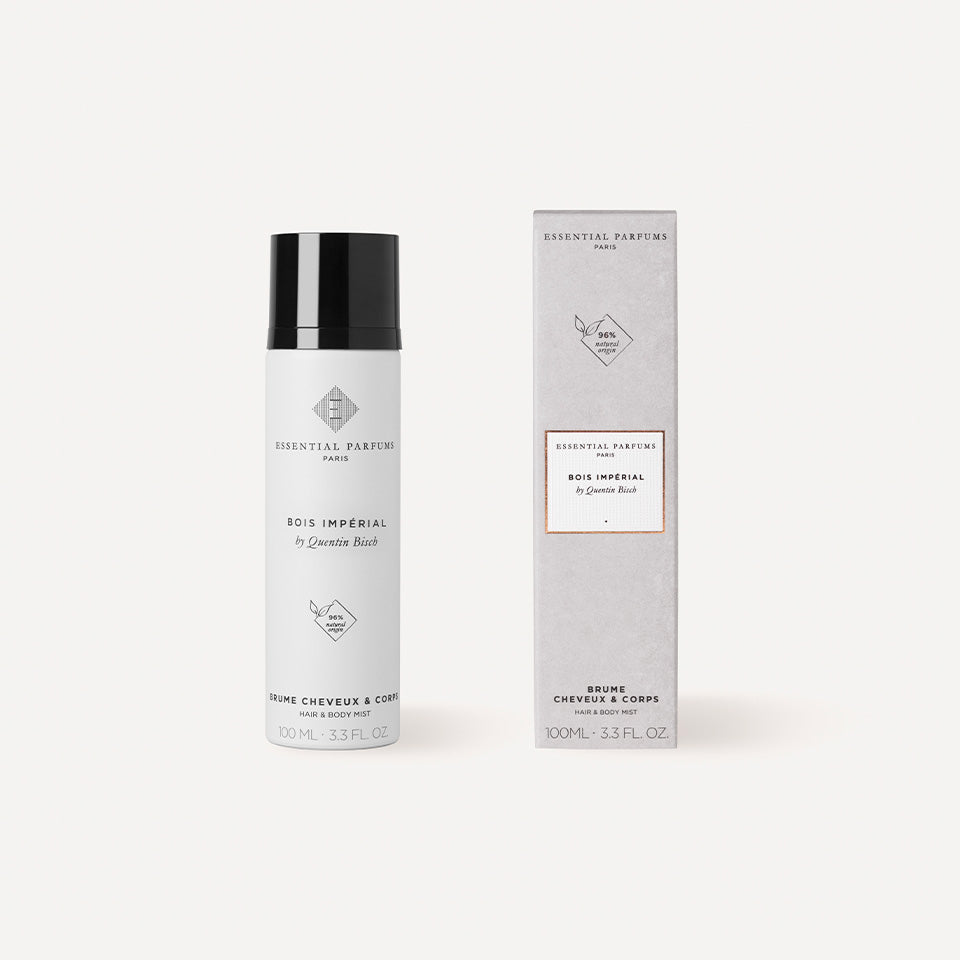 Essential Parfums Bois Imperial Hair and Body Mist 100ml and box