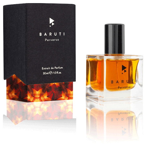Baruti Perverso Unisex Extrait de Parfum 30ml bottle and box