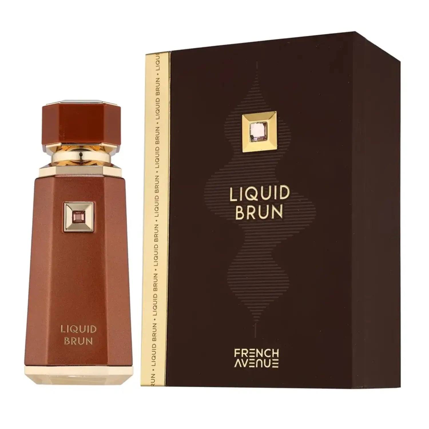 FRENCH AVENUE LIQUID BRUN PERFUME FOR MEN EDP 100ML - Al Himyan Perfumes | عطور هميان | Oud & Luxury Fragrances - FRENCH AVENUE