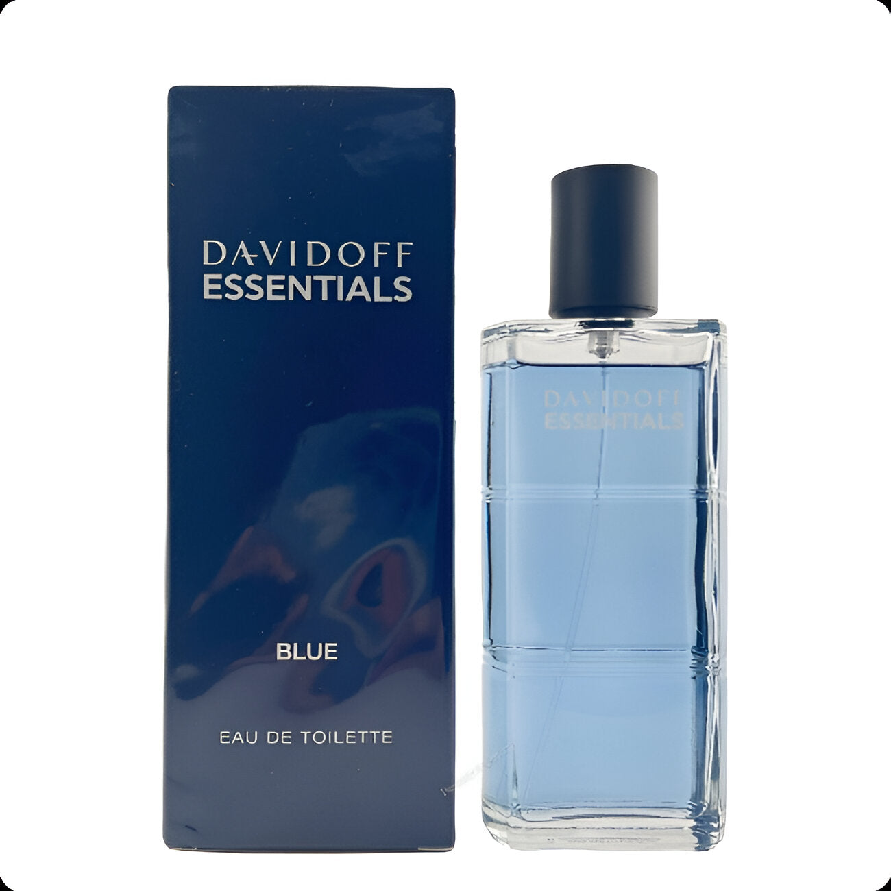 Davidoff Essentials Blue Unisex EDT 100ml* — side view