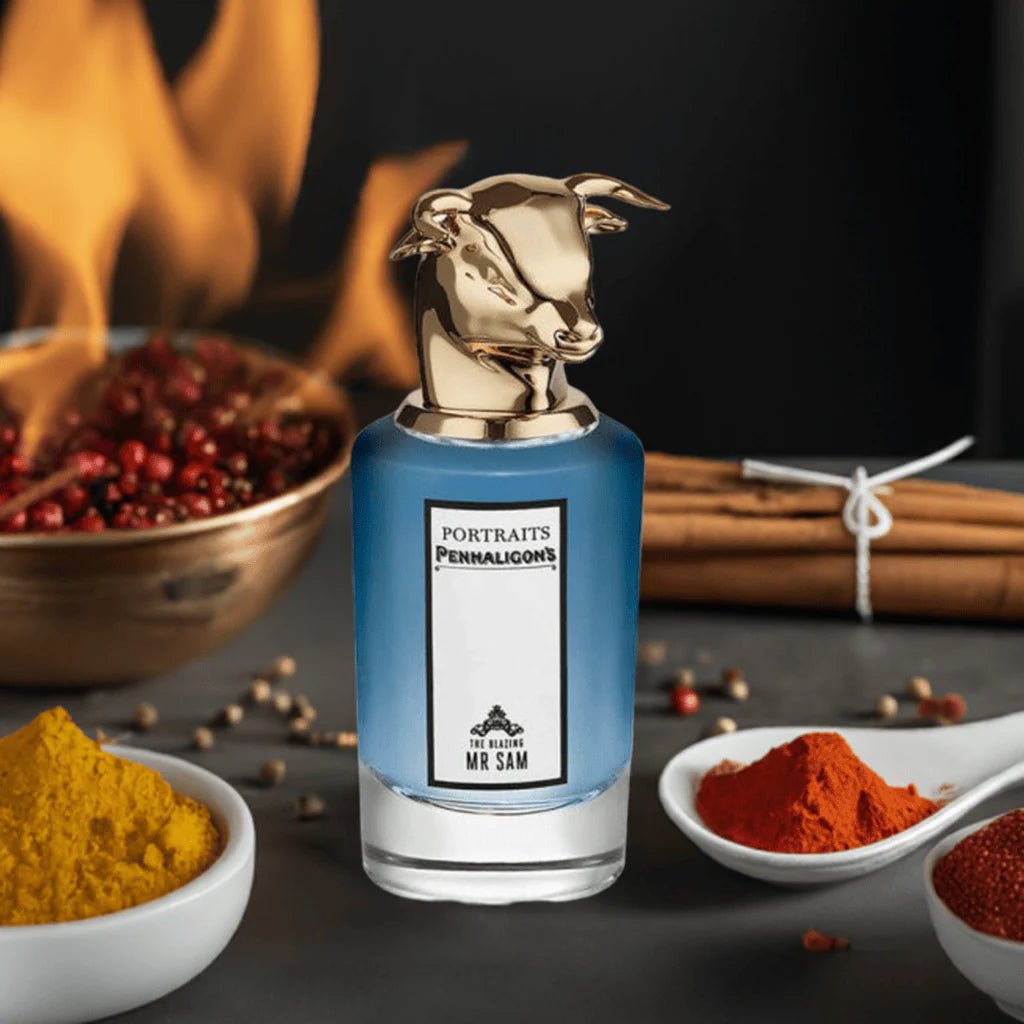 PENHALIGON’S THE BLAZING MISTER SAM FOR WOMEN EDP 75ML - Al Himyan Perfumes | عطور هميان | Oud & Luxury Fragrances - PENHALIGON'S