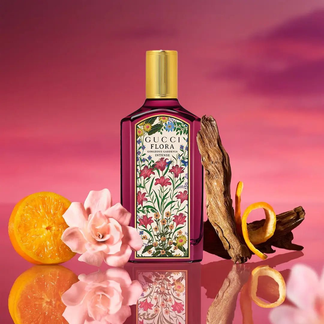 GUCCI FLORA GORGEOUS GARDENIA INTENSE FOR WOMEN EDP 100ML - Al Himyan Perfumes | عطور هميان | Oud & Luxury Fragrances - Gucci