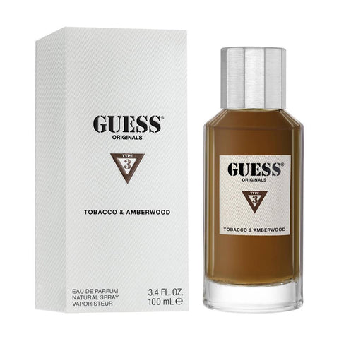 GUESS TOBACCO & AMBERWOOD UNISEX EDP 100ML