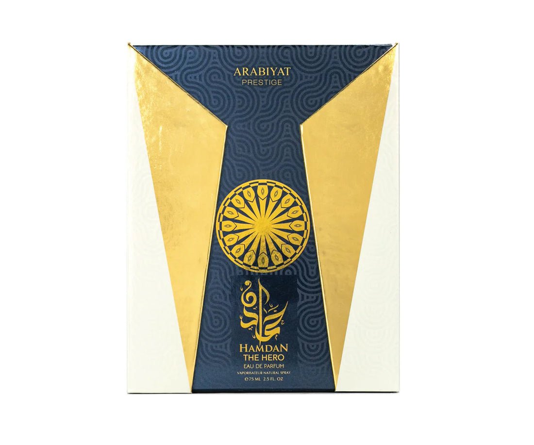 ARABIYAT PRESTIGE HAMDAN THE HERO FOR MEN EDP 75ML - Al Himyan Perfumes | عطور هميان | Oud & Luxury Fragrances - Arabiyat Prestige