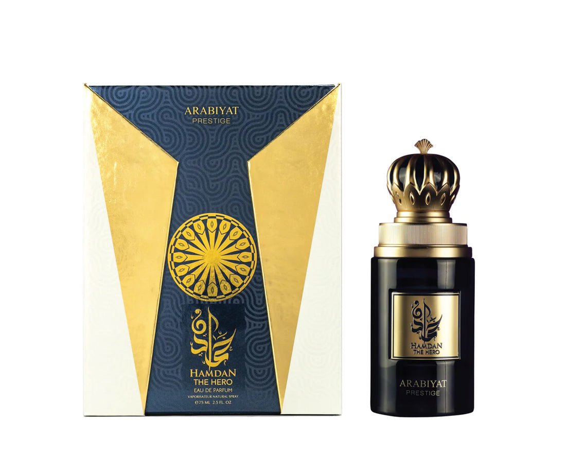 ARABIYAT PRESTIGE HAMDAN THE HERO FOR MEN EDP 75ML - Al Himyan Perfumes | عطور هميان | Oud & Luxury Fragrances - Arabiyat Prestige