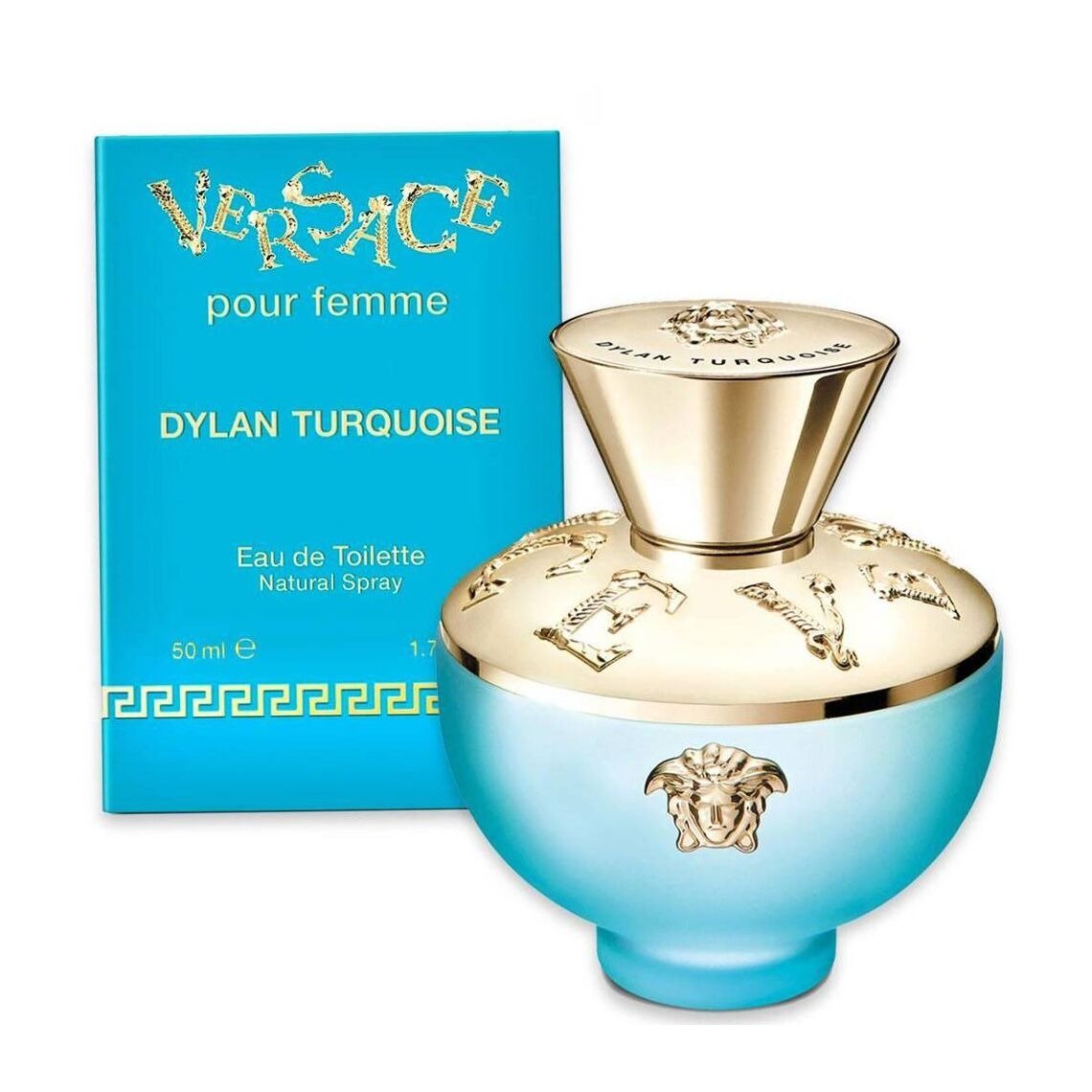 Versace Pour Femme Dylan Turquoise Eau de Toilette - Al Himyan Perfumes | عطور هميان | Oud & Luxury Fragrances - Versace