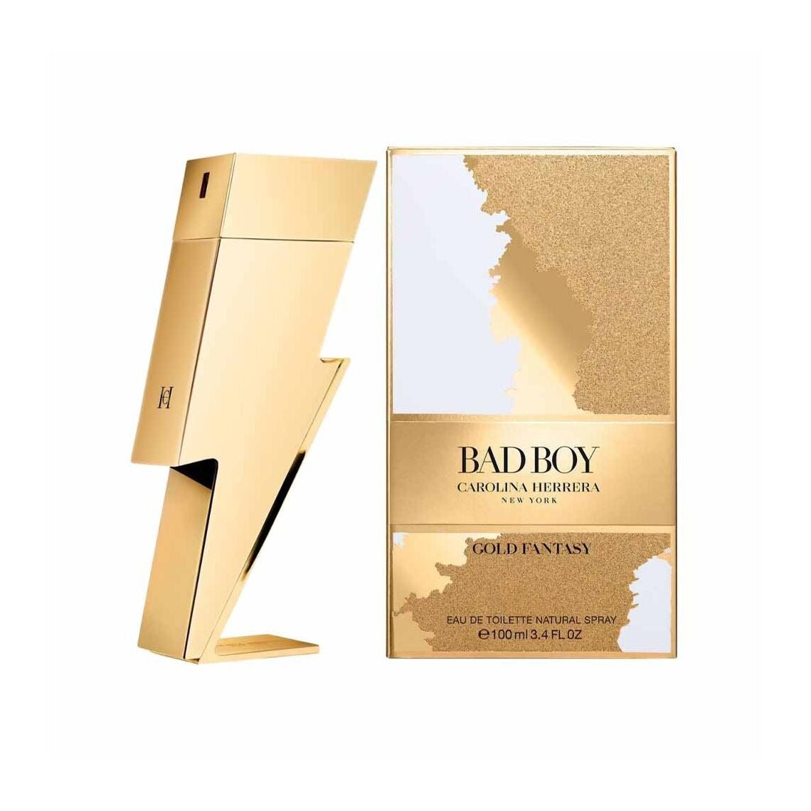 Carolina Herrera Bad Boy Gold Fantasy Eau De Toilette - Al Himyan Perfumes | عطور هميان | Oud & Luxury Fragrances - Carolina Herrera