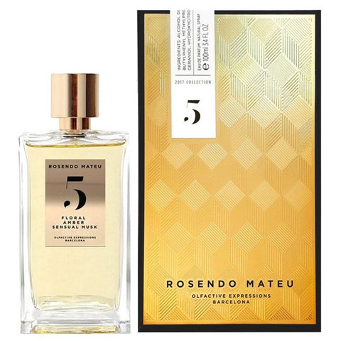 Rosendo Mateu No.5 Floral Amber Sensual Musk Unisex Eau De Parfum 100ml