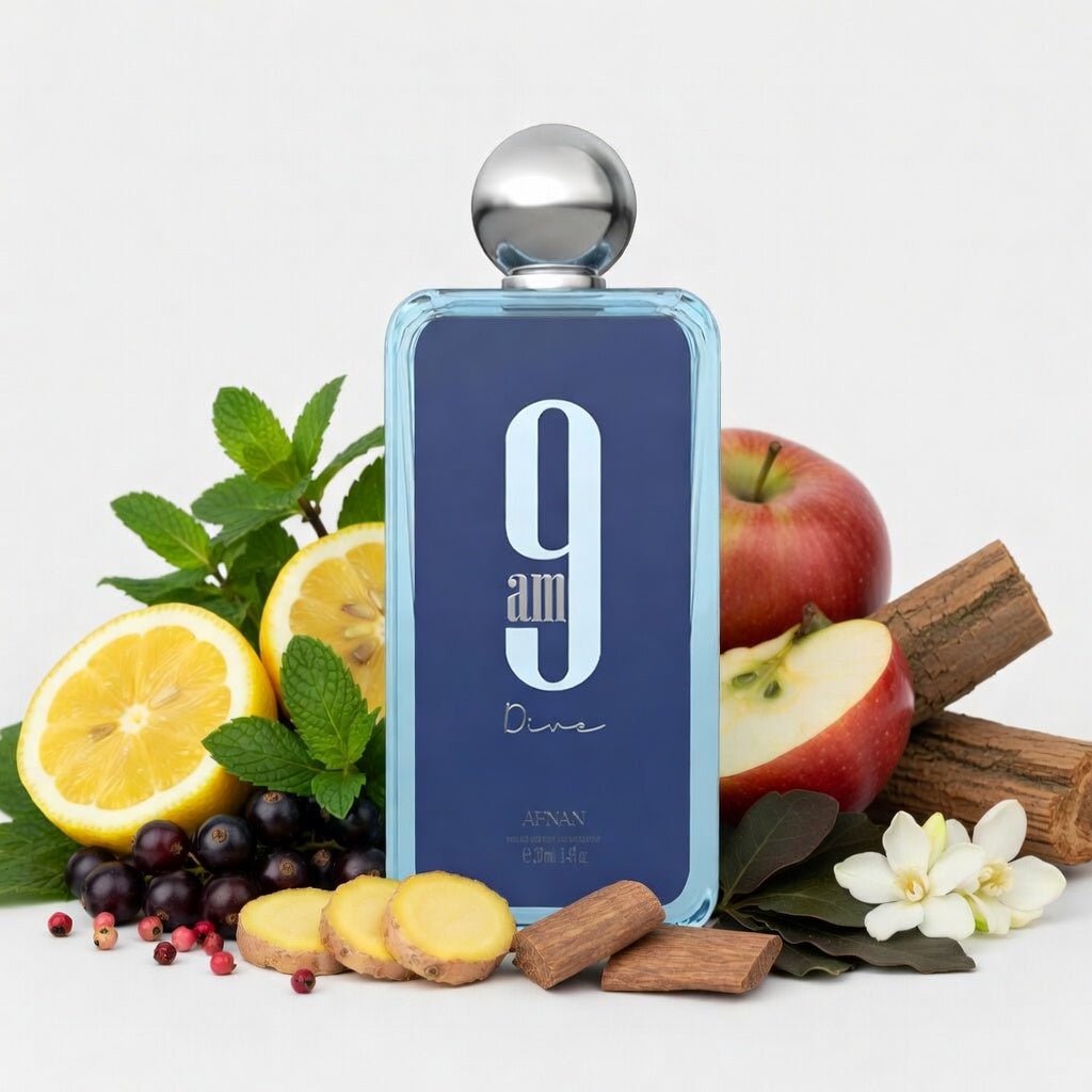 AFNAN 9 AM DIVE UNISEX EDP 100ML - Al Himyan Perfumes | عطور هميان | Oud & Luxury Fragrances - Afnan