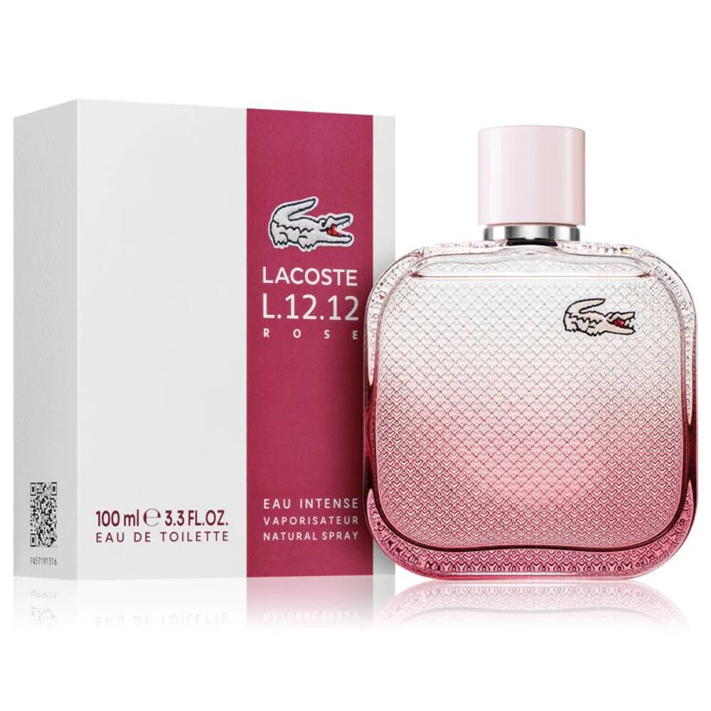 LACOSTE L.12.12 ROSE EAU INTENSE FOR WOMEN EDT 100ML Secondary image