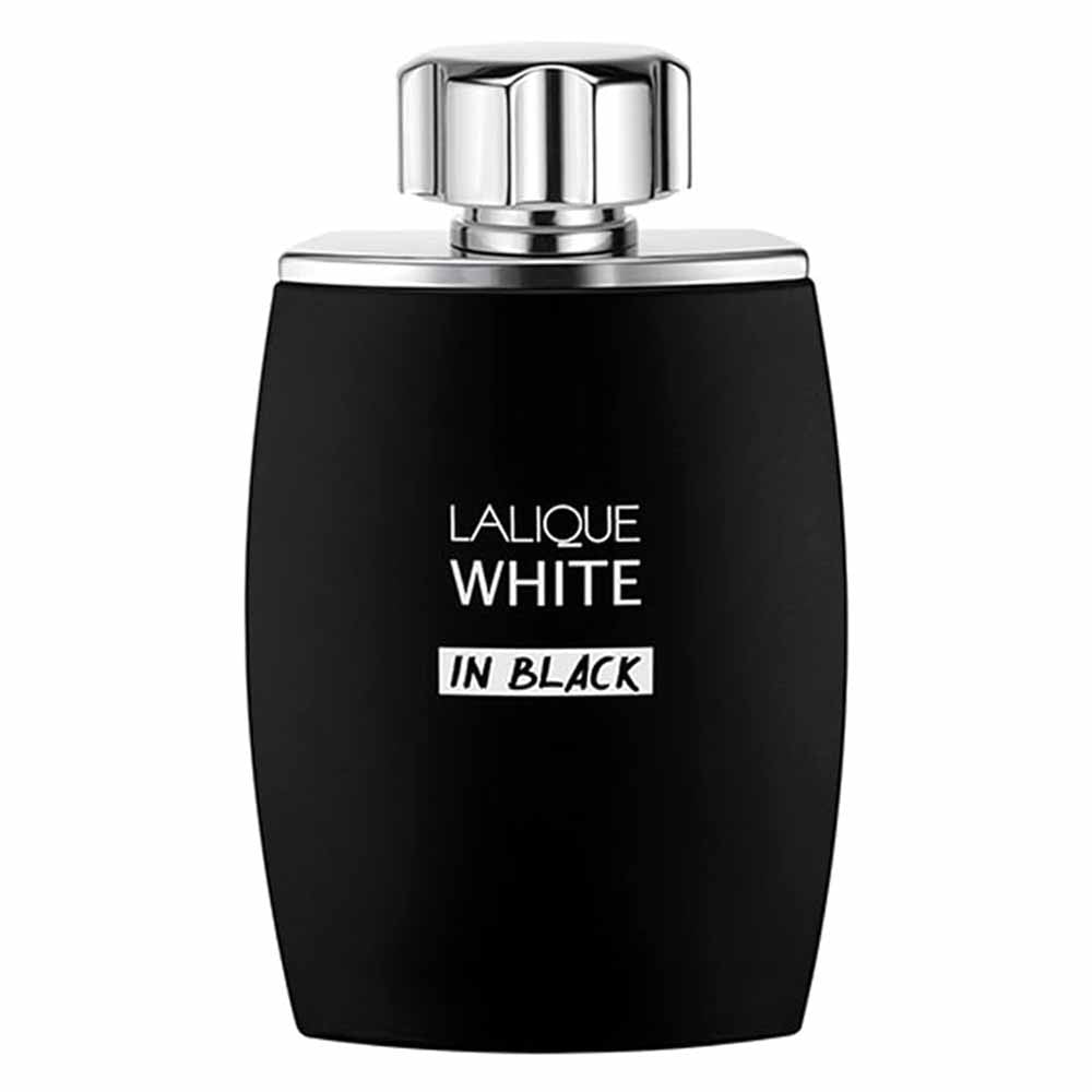 LALIQUE WHITE IN BLACK FOR MEN EDP 125ML - Al Himyan Perfumes | عطور هميان | Oud & Luxury Fragrances - LALIQUE Main image