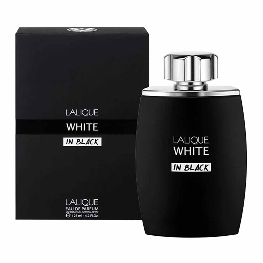 LALIQUE WHITE IN BLACK FOR MEN EDP 125ML - Al Himyan Perfumes | عطور هميان | Oud & Luxury Fragrances - LALIQUE