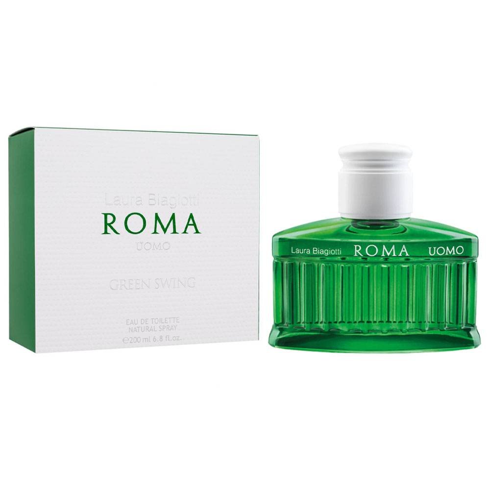 LAURA BIAGIOTTI ROMA UOMO GREEN SWING FOR MEN EDT 200ML Secondary image