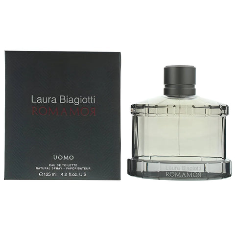 LAURA BIAGIOTTI ROMAMOR UOMO FOR MEN EDT 125ML - Al Himyan Perfumes | عطور هميان | Oud & Luxury Fragrances - LAURA BIAGIOTTI