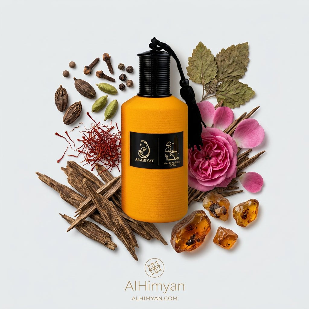 ARABIYAT MALIKAT AL HUB GOLD FOR WOMEN EDP 100ML - Al Himyan Perfumes | عطور هميان | Oud & Luxury Fragrances - Arabiyat