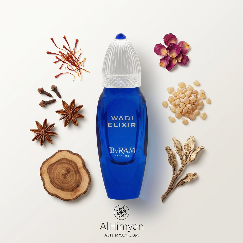 BYRAM PARFUMS WADI ELIXIR UNISEX EXTRAIT DE PARFUM 100ML - Al Himyan Perfumes | عطور هميان | Oud & Luxury Fragrances - ByRAM Parfums