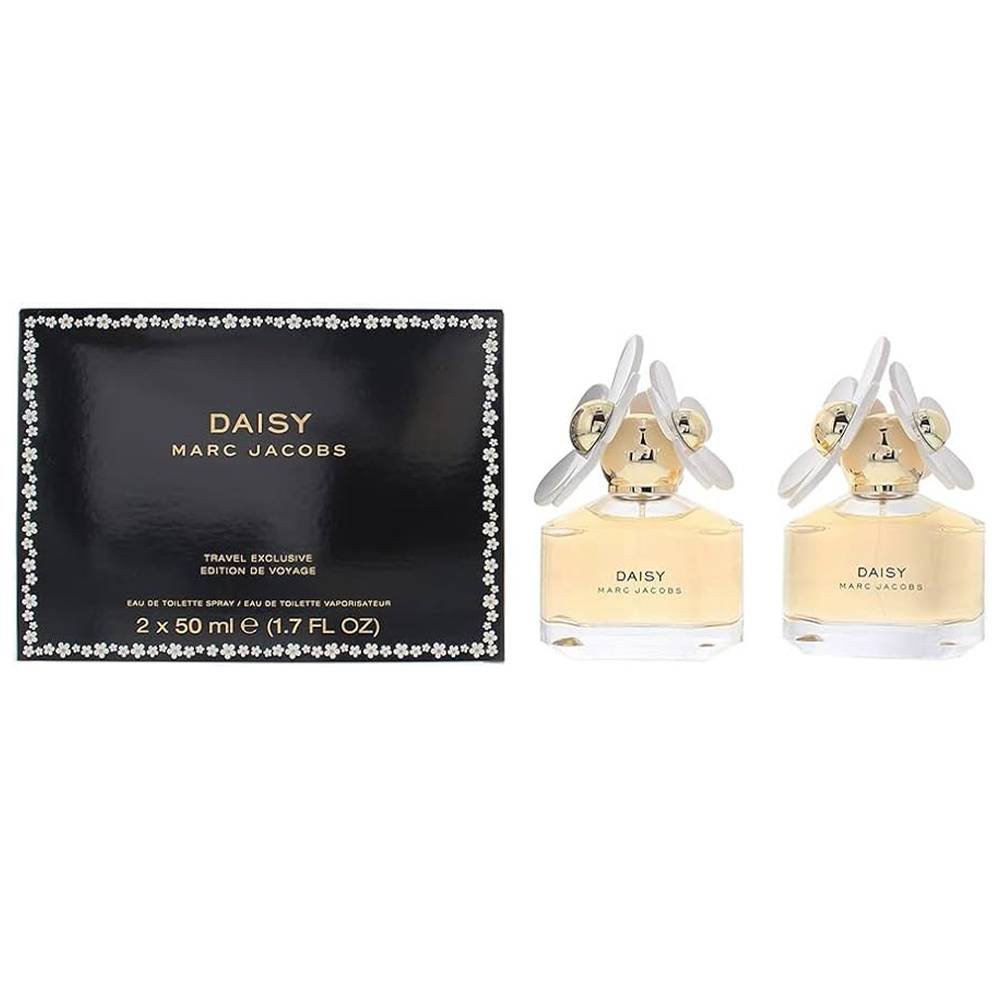 MARC JACOBS DAISY FOR WOMEN EDT 2 X 50ML - Al Himyan Perfumes | عطور هميان | Oud & Luxury Fragrances - MARC JACOBS