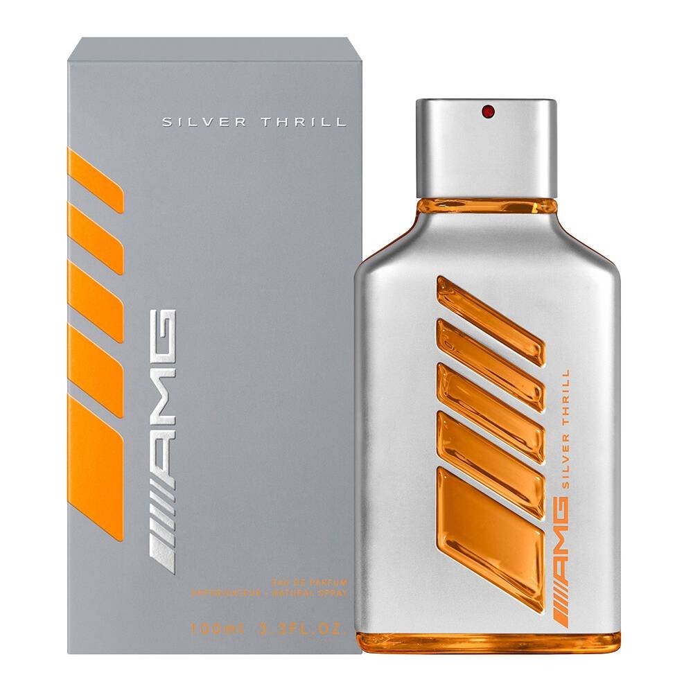 MERCEDES BENZ AMG SILVER THRILL FOR MEN EDP 100ML REFILLABLE - Al Himyan Perfumes | عطور هميان | Oud & Luxury Fragrances - MERCEDES BENZ