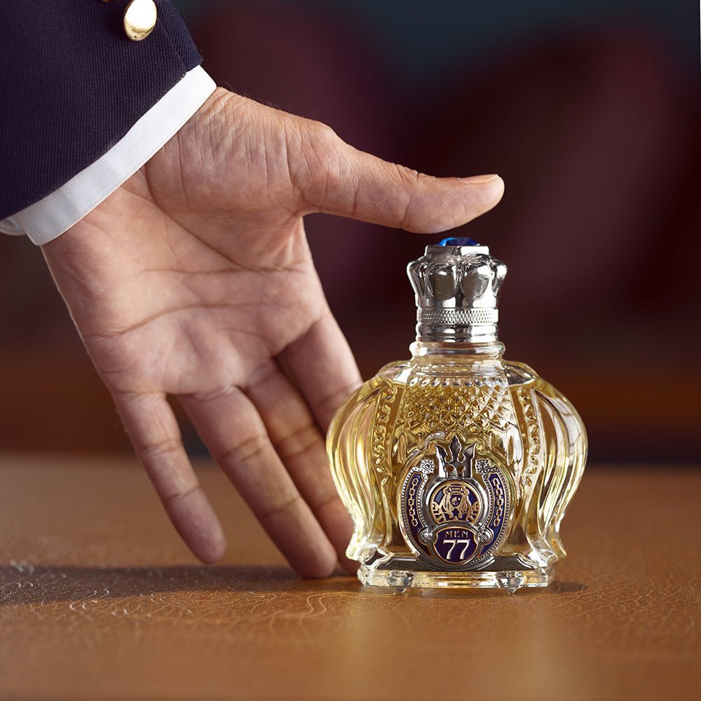 DESIGNER SHAIK OPULENT SHAIK SAPPHIRE NO.77 FOR MEN EDP 100ML - Al Himyan Perfumes | عطور هميان | Oud & Luxury Fragrances - Designer Shaik