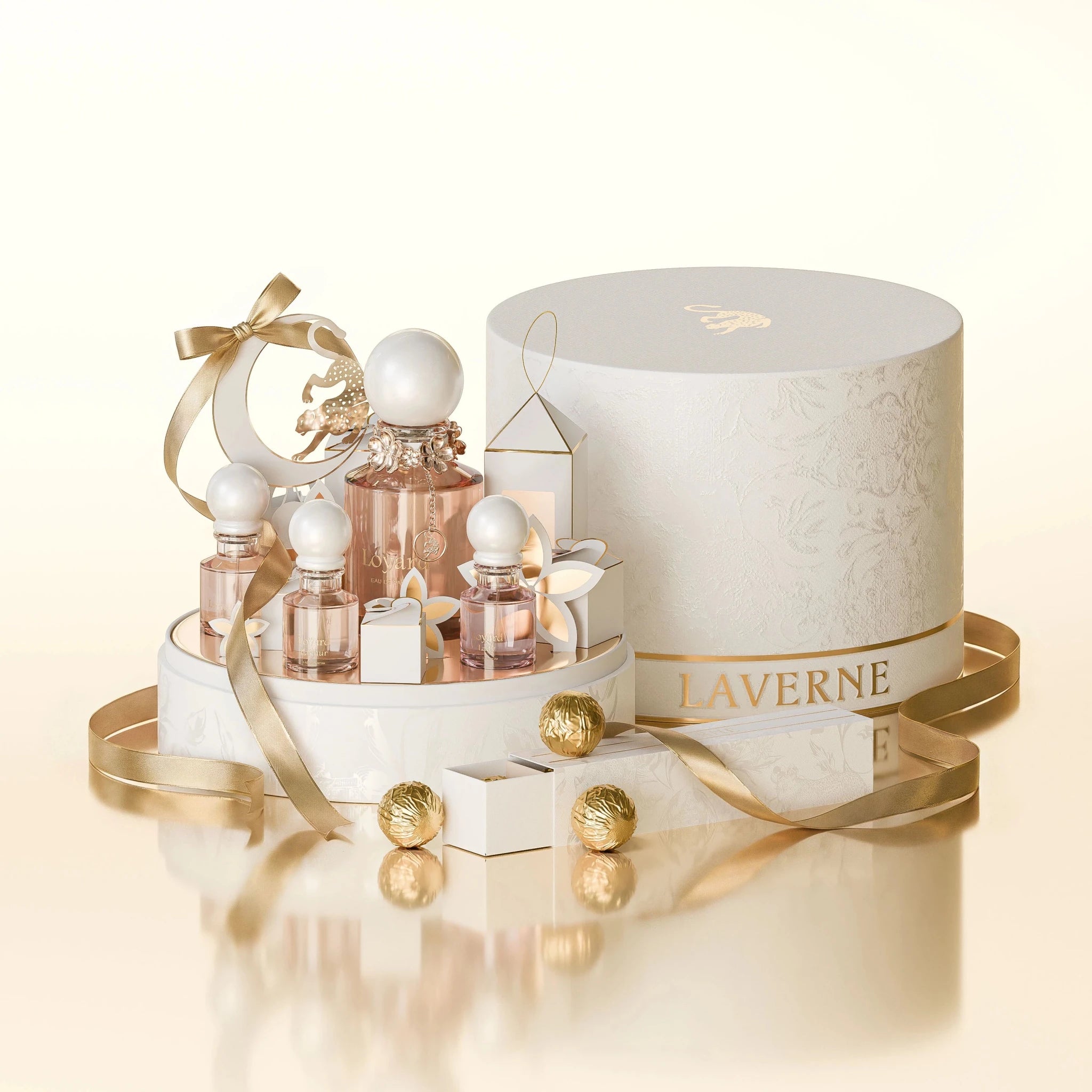 LAVERNE LOYARD COLLECTION FOR WOMEN 125ML+3*10ML+ 5 PIECES BAKHOOR - Al Himyan Perfumes | عطور هميان | Oud & Luxury Fragrances - LAVERNE