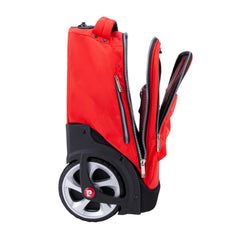 Pierre Cardin Big Wheel School Trolley Set of 3 Red