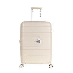 Pierre Cardin Upright Flexible/Hardcase Trolley Set of 4, Champagne