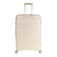 Pierre Cardin Upright Flexible/Hardcase Trolley Set of 4, Champagne