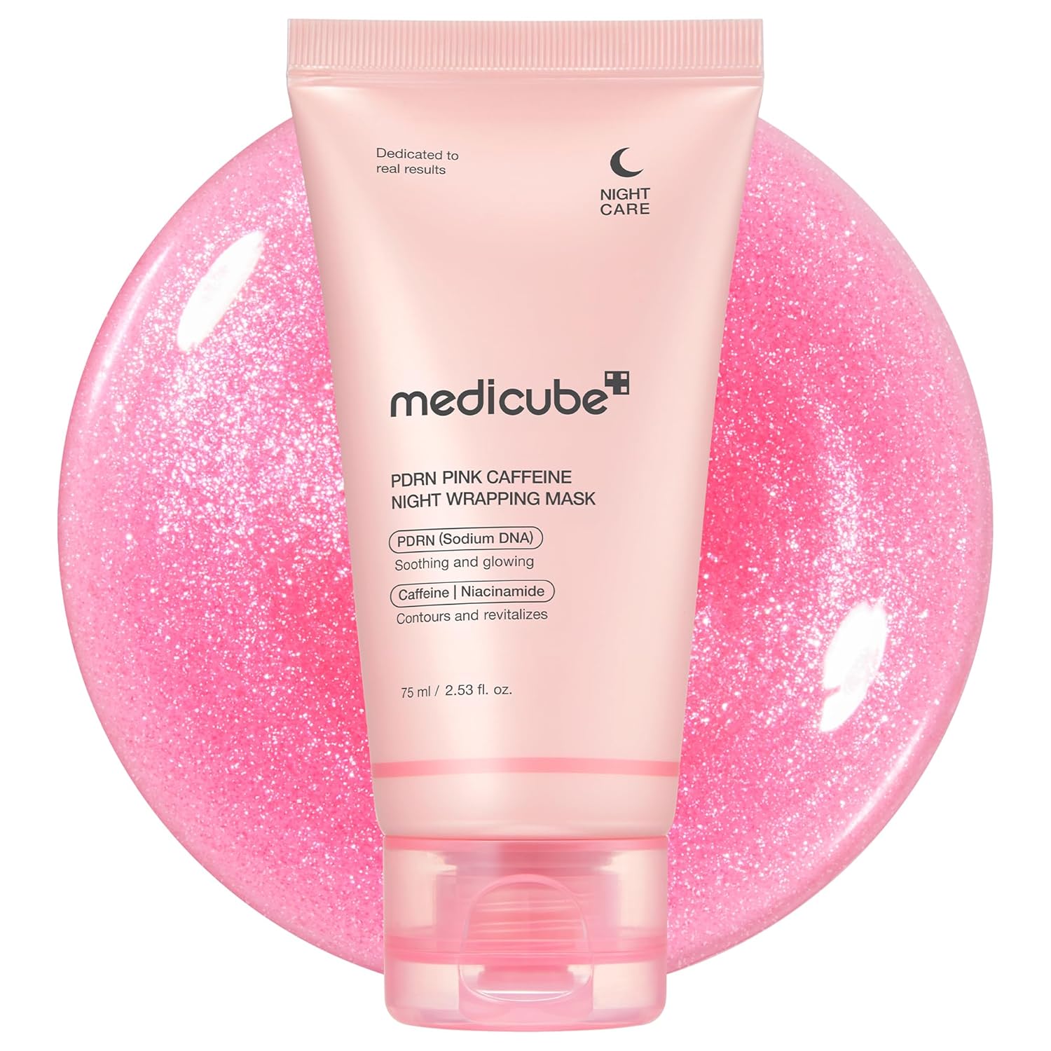 Medicube PDRN Pink Caffeine Night Wrapping Mask 75ml - Al Himyan Perfumes | عطور هميان | Oud & Luxury Fragrances - Medicube