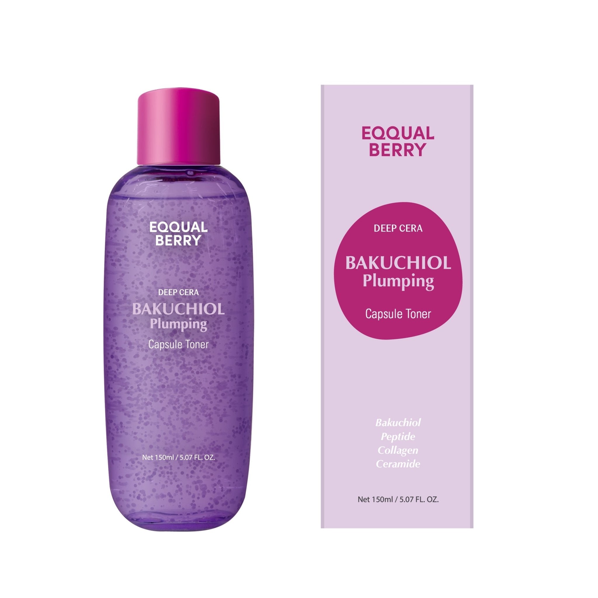 Eqqualberry Bakuchiol Plumping Capsule Toner 150ml - Al Himyan Perfumes | عطور هميان | Oud & Luxury Fragrances - Eqqualberry