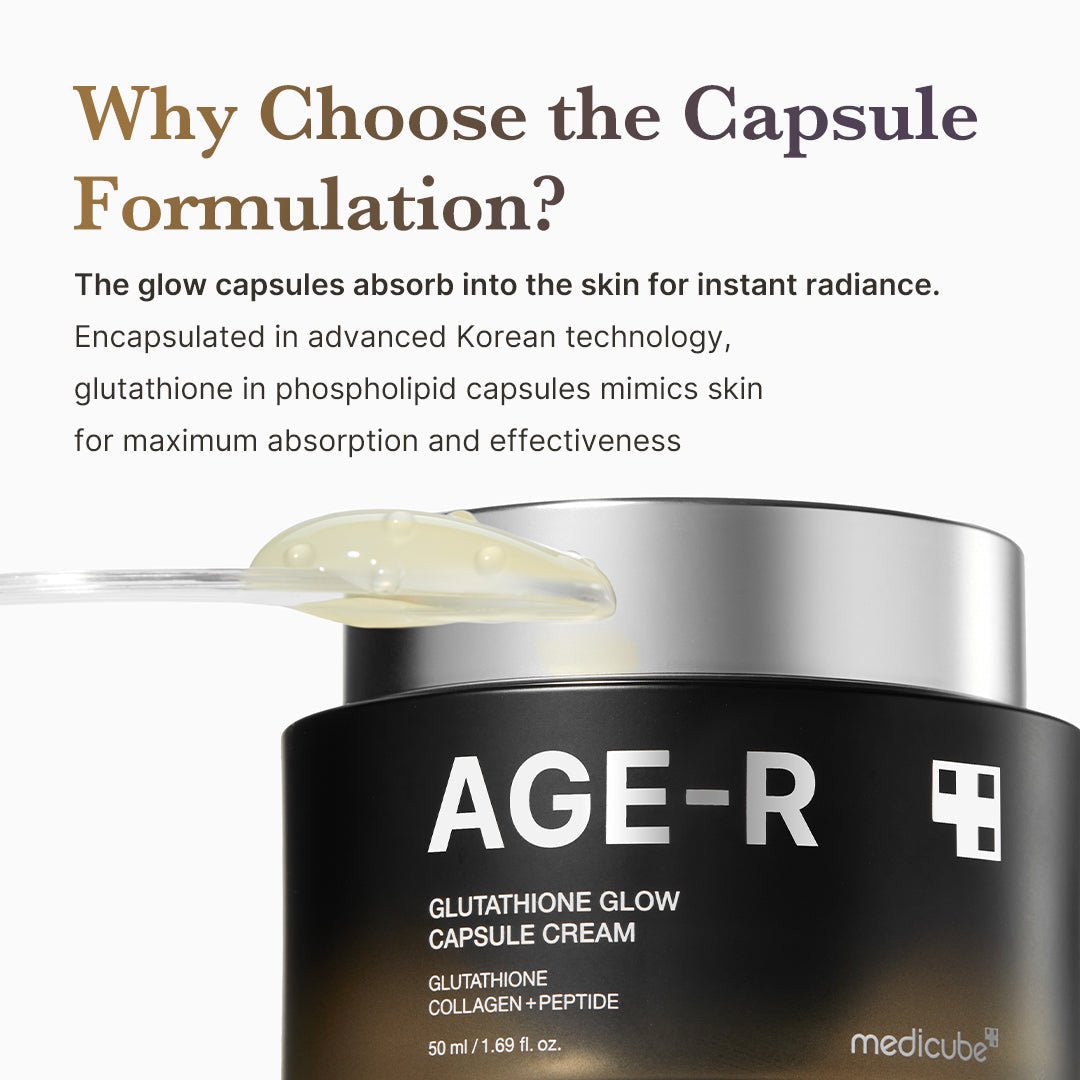 Medicube Age - R Glutathione Glow Capsule Cream 50ml - Al Himyan Perfumes | عطور هميان | Oud & Luxury Fragrances - Medicube