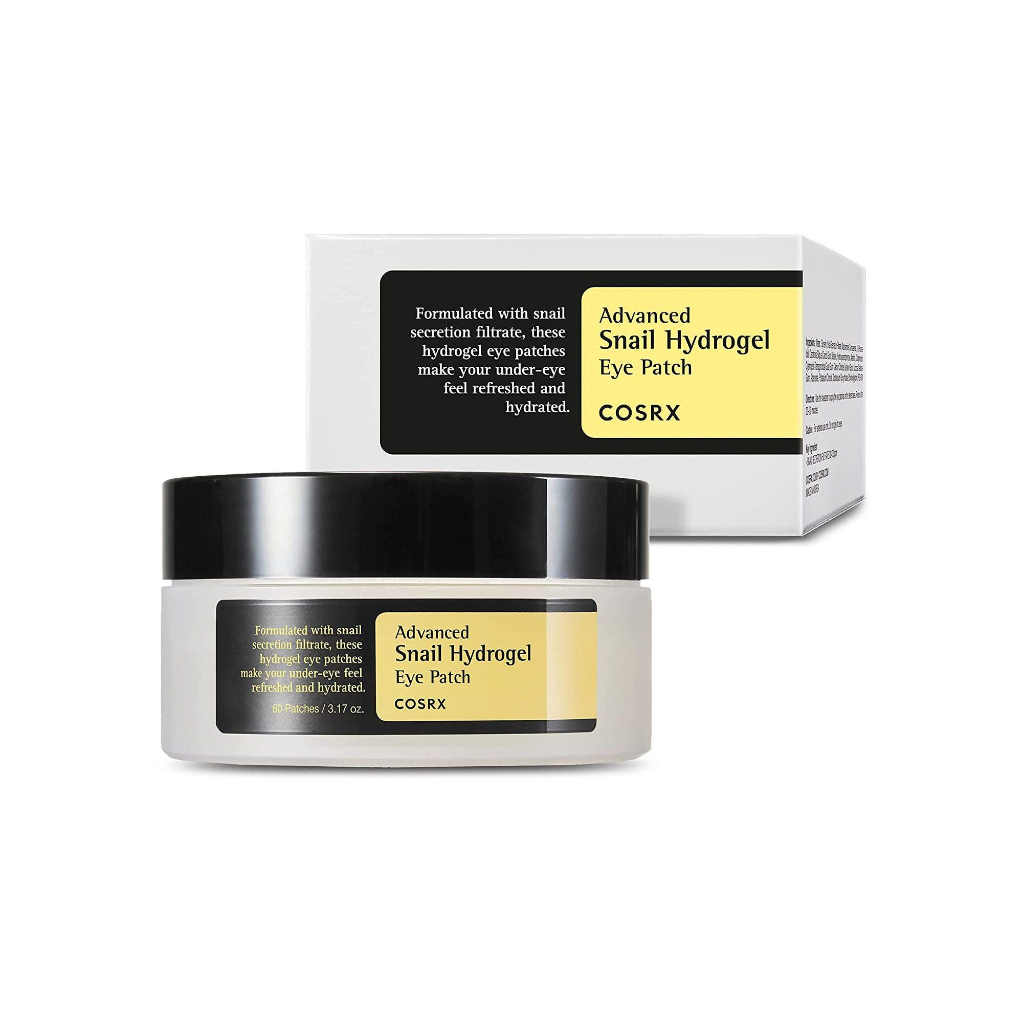 CosRx, Advanced Snail Hydrogel Eye Patch, 60 Patches, 90gram - Al Himyan Perfumes | عطور هميان | Oud & Luxury Fragrances - COSRX