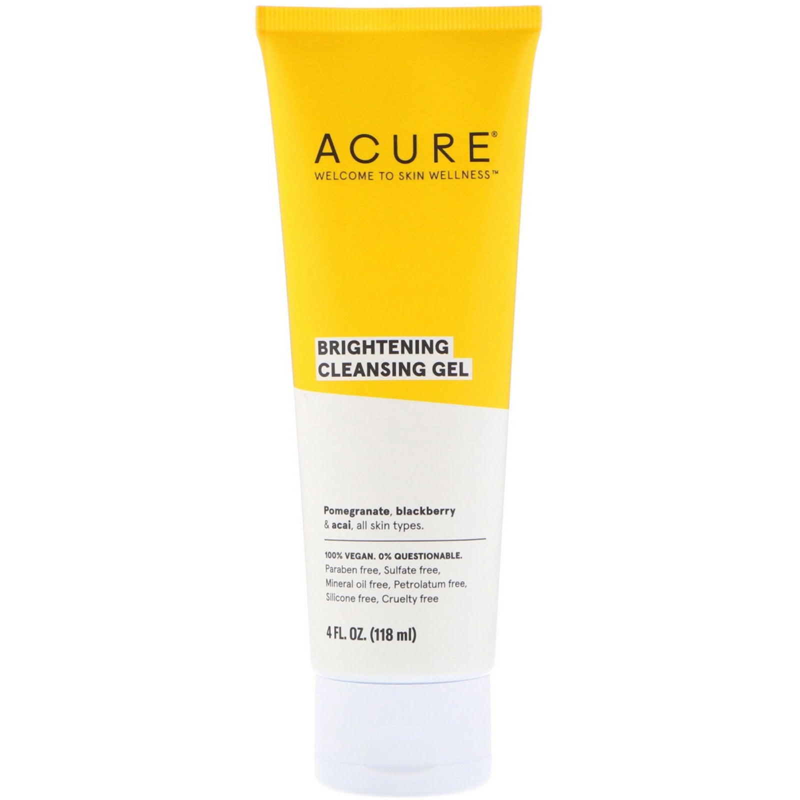 Acure Skin Brightening Cleansing Gel 118ml - Al Himyan Perfumes | عطور هميان | Oud & Luxury Fragrances - Acure Main image