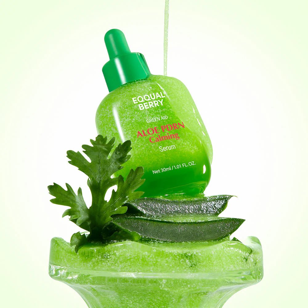 Eqqualberry Green Aid Aloe PDRN Calming Serum 30ml - Al Himyan Perfumes | عطور هميان | Oud & Luxury Fragrances - Eqqualberry