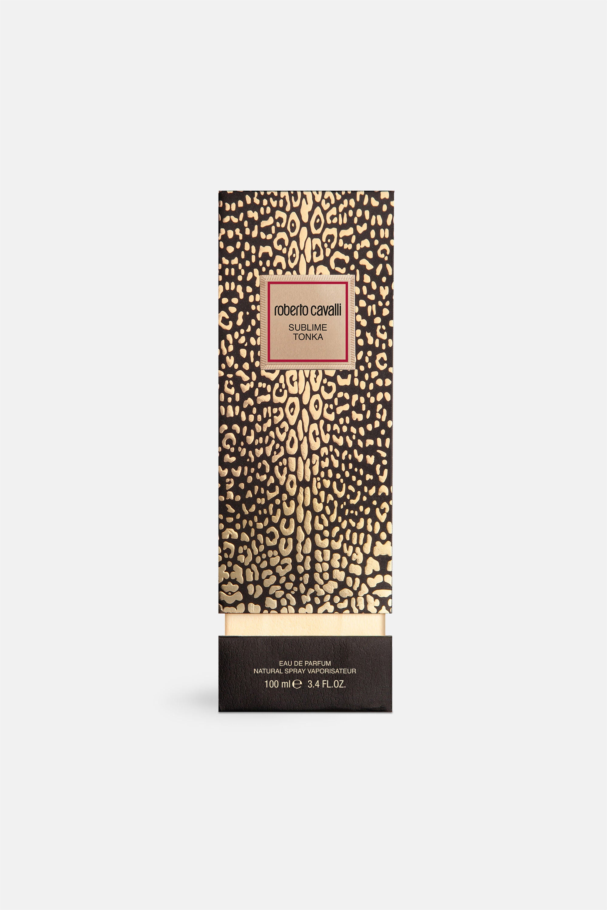 Roberto Cavalli Gold Collection Sublime Tonka EDP 100ml packaging box