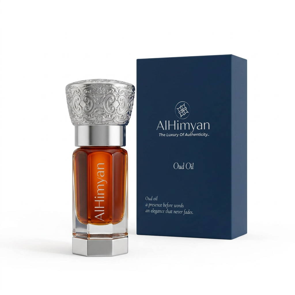 Special Vintage Indian Oud Oil with AlHimyan gift box - English