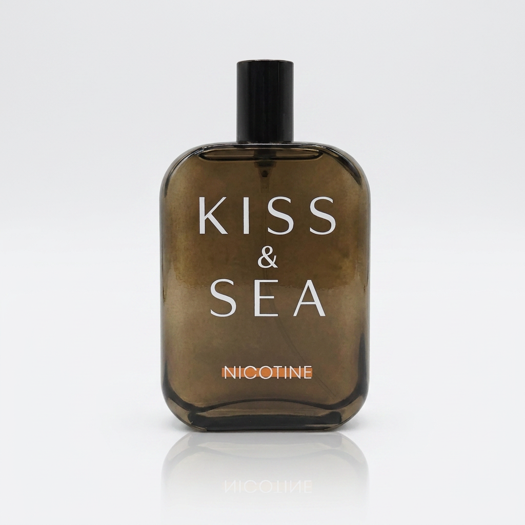 SAMAM KISS & SEA NICOTINE UNISEX EDP 100ML - studio render