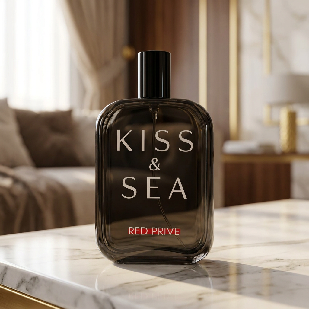 SAMAM KISS & SEA RED PRIVE UNISEX EDP 100ML - lifestyle render