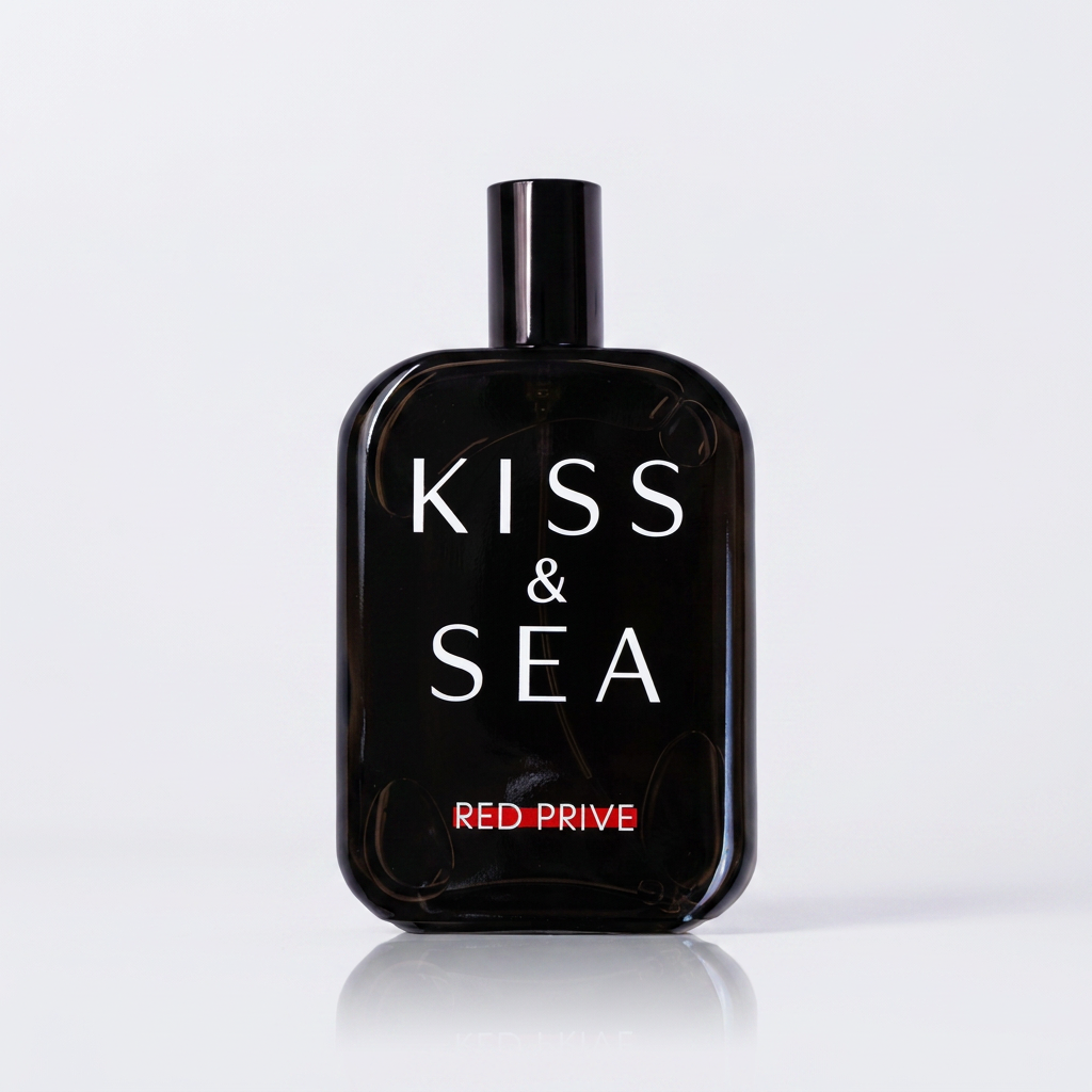 SAMAM KISS & SEA RED PRIVE UNISEX EDP 100ML - studio render