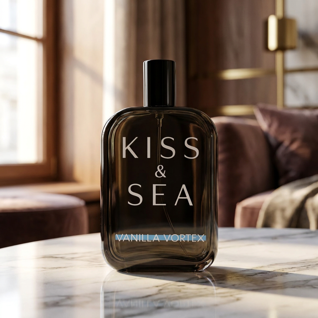 SAMAM KISS & SEA VANILLA VORTEX UNISEX EDP 100ML - lifestyle render