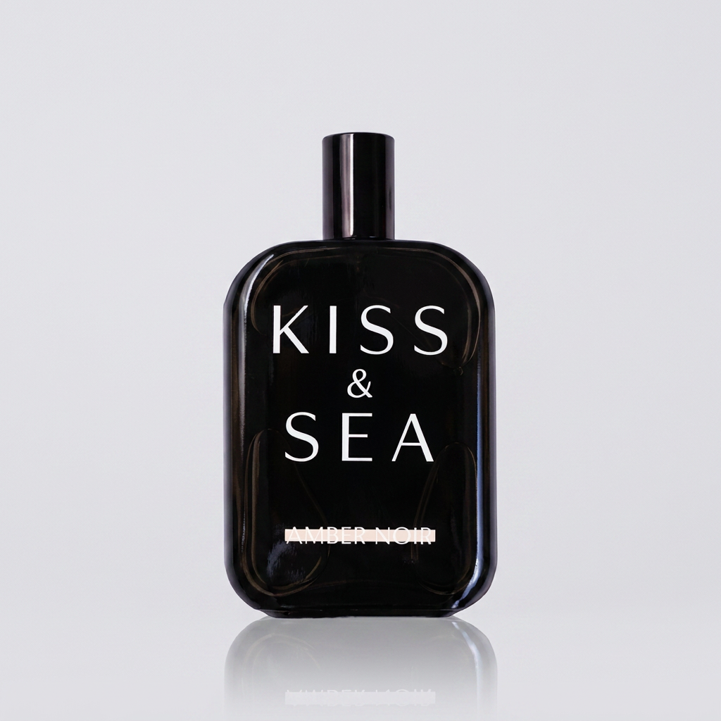 SAMAM KISS & SEA AMBER NOIR UNISEX EDP 100ML - studio render