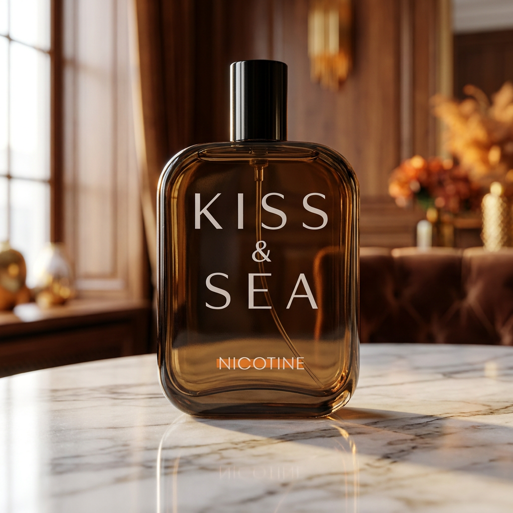 SAMAM KISS & SEA NICOTINE UNISEX EDP 100ML - lifestyle render