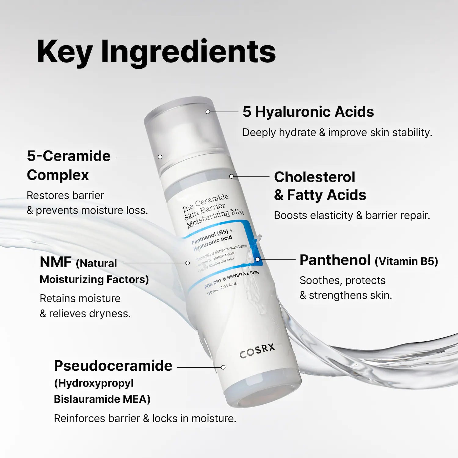 COSRX The Ceramide Skin Barrier Moisturizing Mist 120ml - Al Himyan Perfumes | عطور هميان | Oud & Luxury Fragrances - COSRX