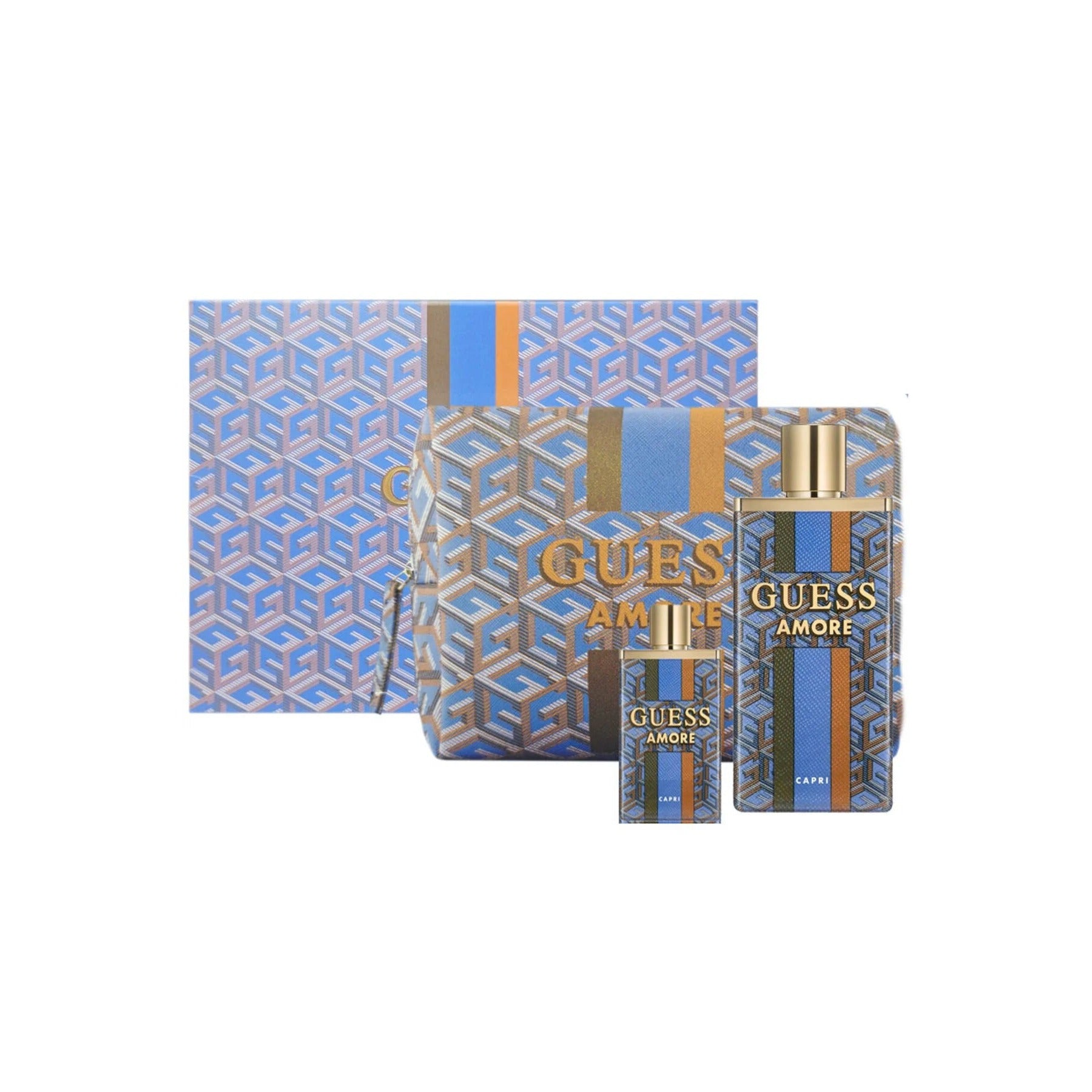 GUESS AMORE CAPRI TRAVEL SET FOR WOMEN EDT 100ml + 7.5ml - Al Himyan Perfumes | عطور هميان | Oud & Luxury Fragrances - Guess