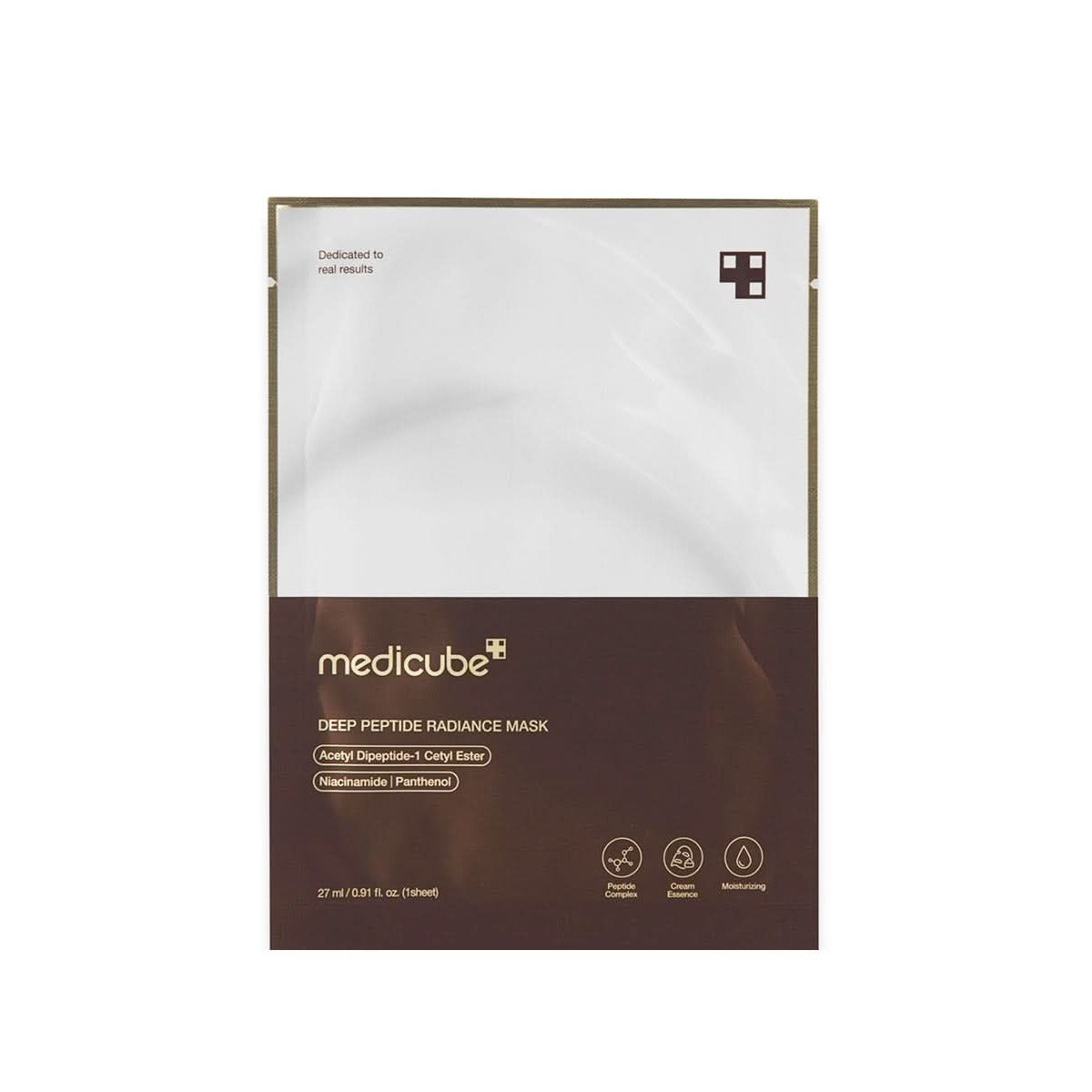 MEDICUBE DEEP PEPTIDE RADIANCE MASK SHEET 27ML - Al Himyan Perfumes | عطور هميان | Oud & Luxury Fragrances - Medicube