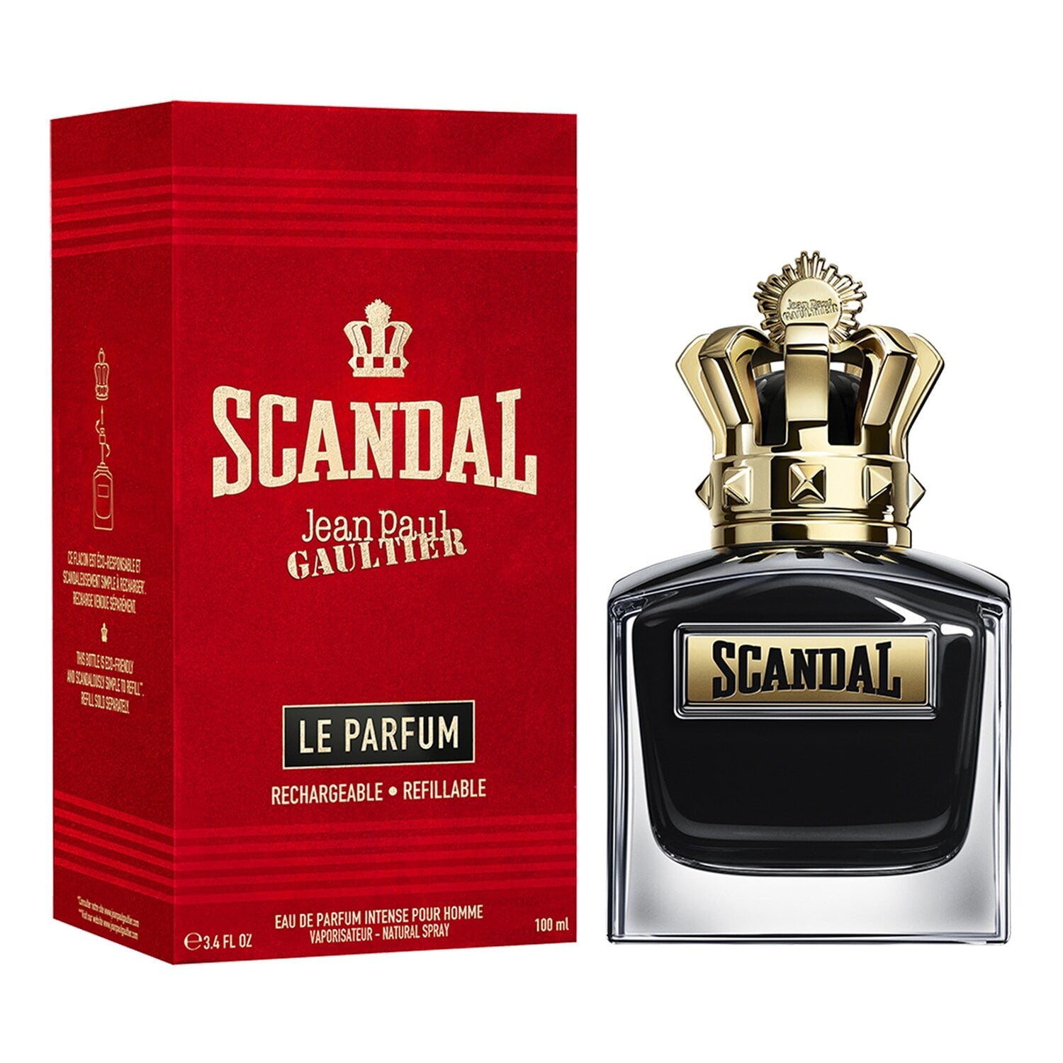 JEAN PAUL GAULTIER SCANDAL LE PARFUM POUR HOMME FOR MEN EDP INTENSE 100ML - Al Himyan Perfumes | عطور هميان | Oud & Luxury Fragrances - Jean Paul Gaultier