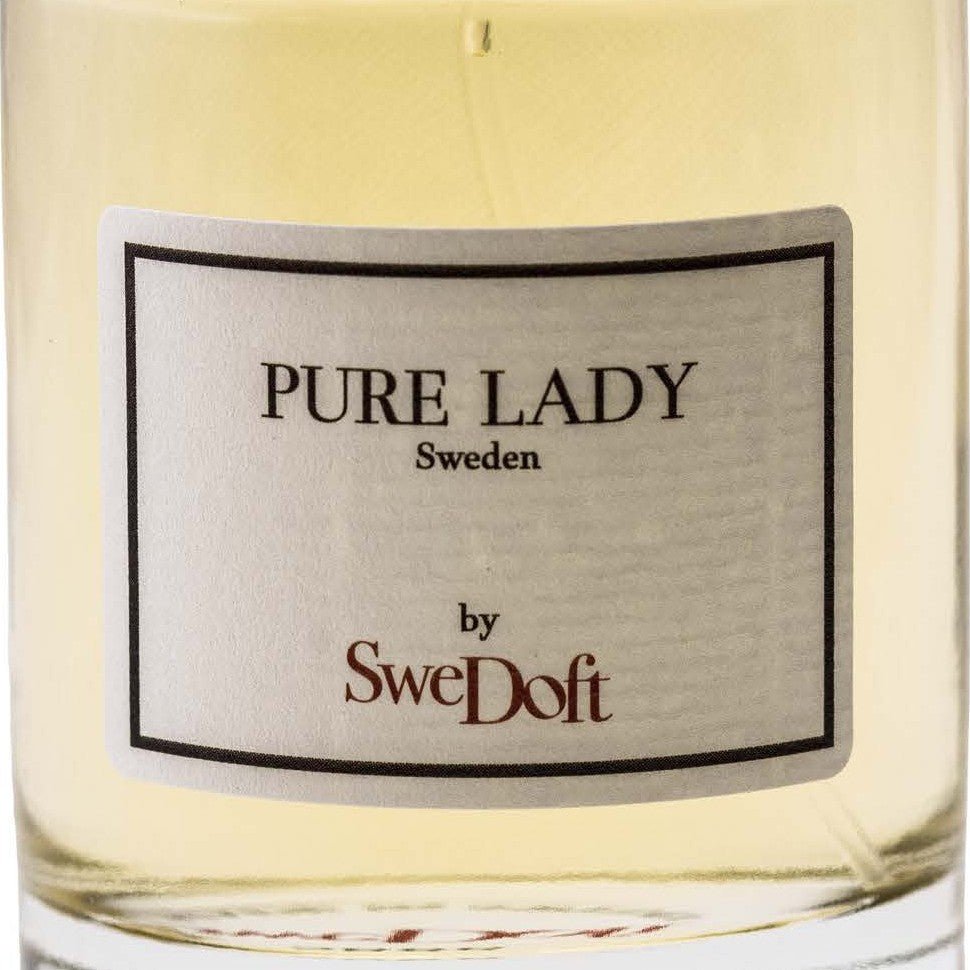 SweDoft Pure Lady Eau de Parfum 100ml label detail